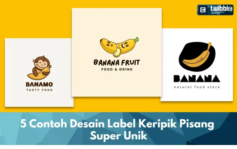 5 Contoh Desain Label Keripik Pisang Super Unik