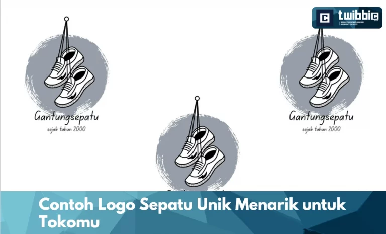 Contoh Logo Sepatu Unik Menarik untuk Tokomu