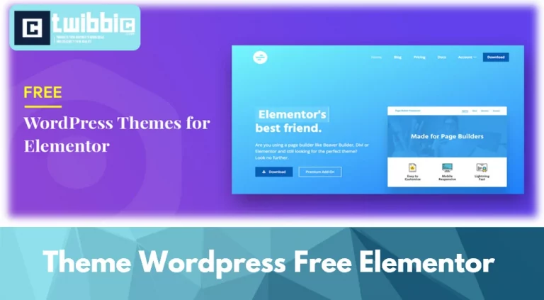Theme Wordpress Free Elementor